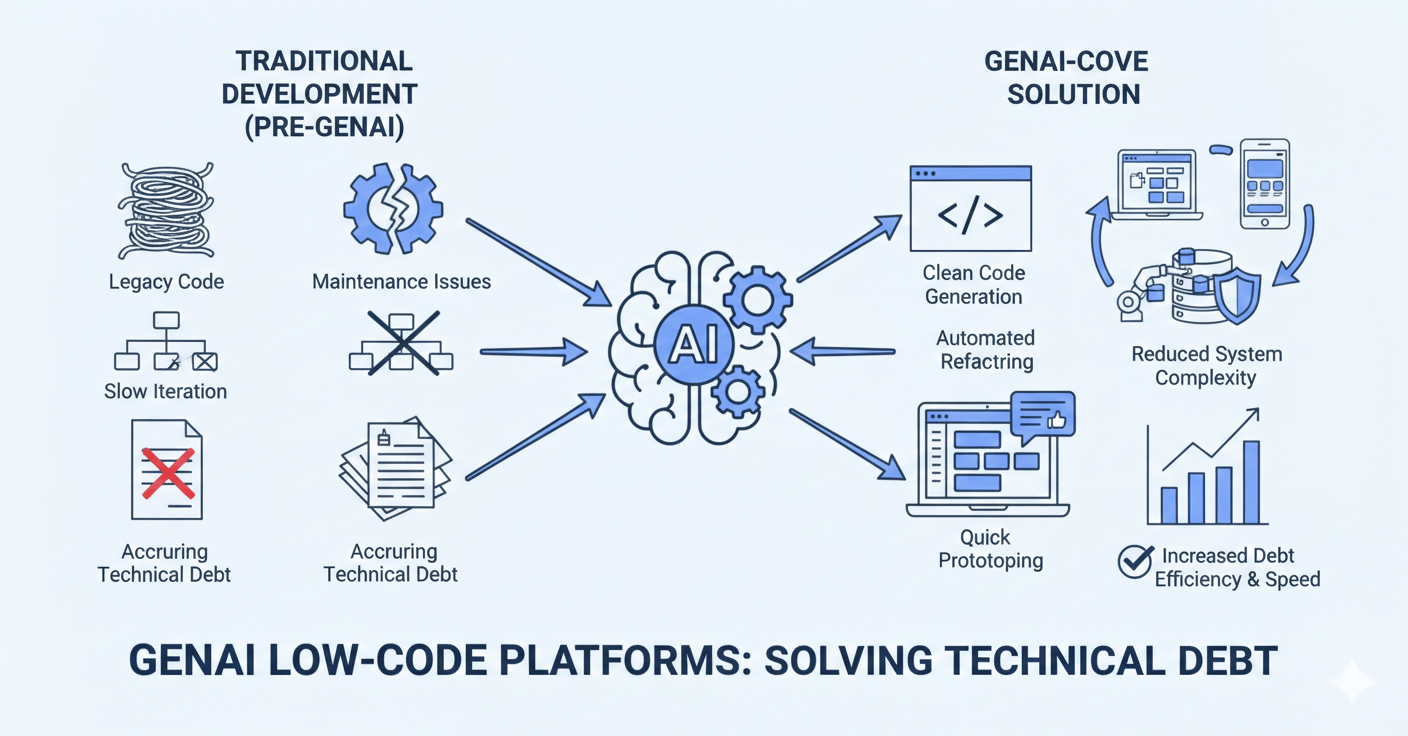 Gen-AI Low-Code Platforms Could Finally Solve Technical Debt