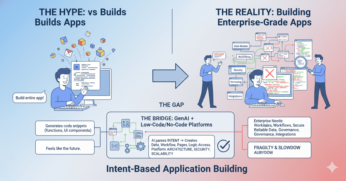 GenAI Low-Code No-Code Platforms